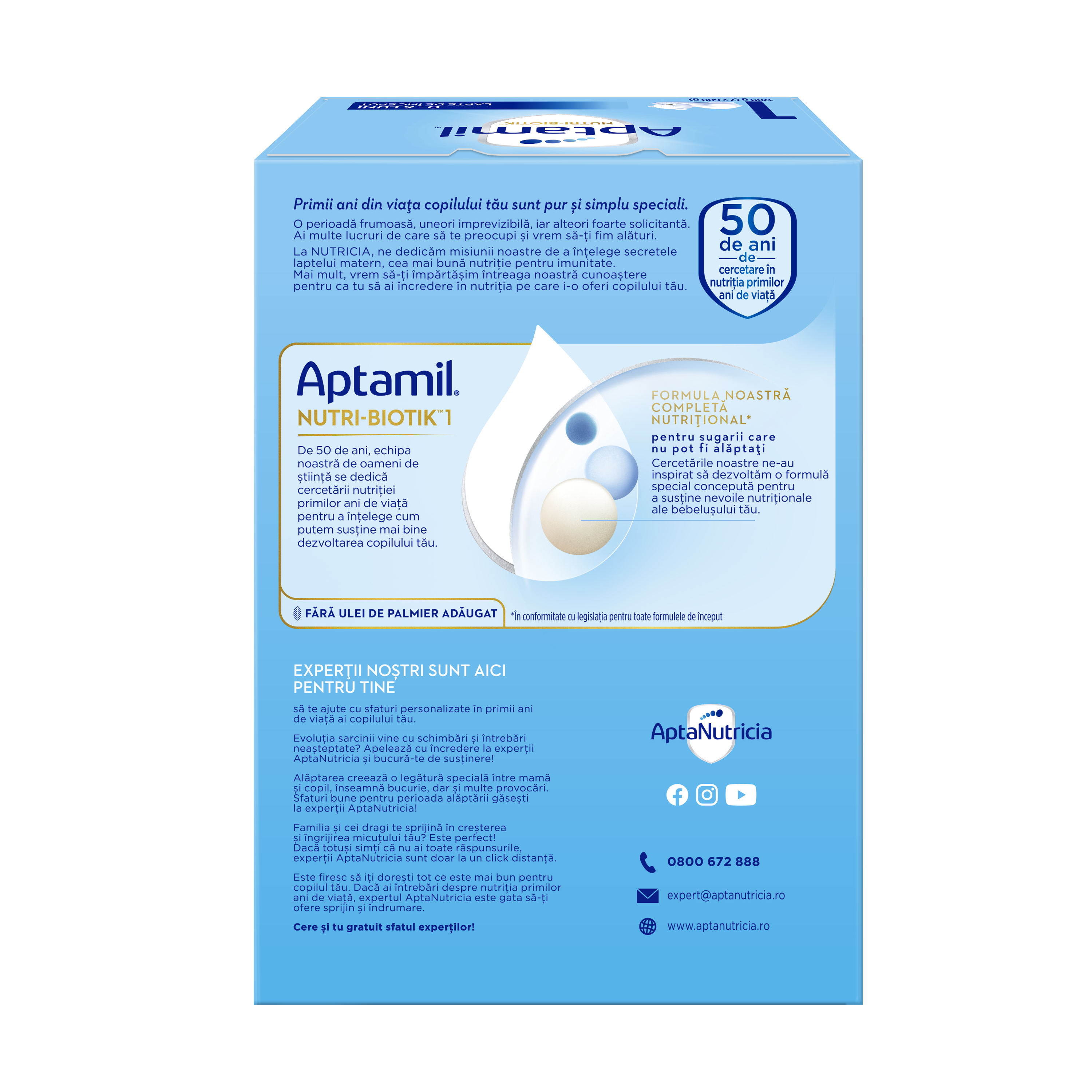 Aptamil<sup>®</sup> NUTRI-BIOTIK<sup>™</sup> 1