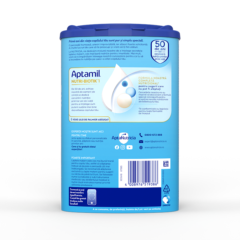 Aptamil<sup>®</sup> NUTRI-BIOTIK<sup>™</sup> 1